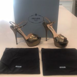Prada platform sandals